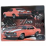 1969 Chevy Camaro Z 28 Metal Sign