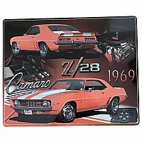 1969 Chevy Camaro Z 28 Metal Sign