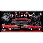 1970 Chevelle 396 SS Metal Sign