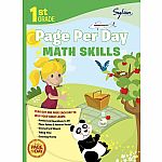 Sylvan Page Per Day: Math Skills Grade 1