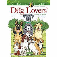 Creative Haven - The Dog Lovers' Coloring Book