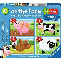 My First Jigsaw Puzzles - On the Farm