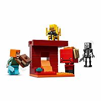 Minecraft: The Nether Lava Battle.