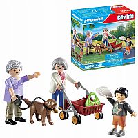 City Life: Grandparents with Child - Retired