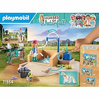 Horses of Waterfall: Washing Station with Isabella and Lioness