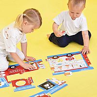 Make-A-Match Fire Truck Puzzle