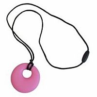 Chewy Pendant - Pink Circle
