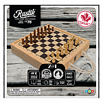 2-in-1 Foldable Chess & Fast Sling Puck by Rustik