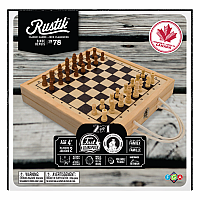 2-in-1 Foldable Chess & Fast Sling Puck by Rustik