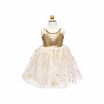 Glam Party Gold Dress, Size 3-4