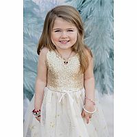 Glam Party Gold Dress, Size 3-4