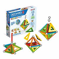 Geomag Classic Magnetic Building Toy - Supercolor Panels, 35 pcs