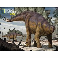 3D Dinosaurs with Stegosaurus Figurine 