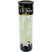 Glow in the Dark 3-D Stars in a Tube.