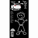 Family Car Stickers - Teen Boy