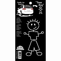 Family Car Stickers - Teen Boy