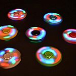 LED Button Fidget Spinners