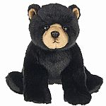 Asher Plush Black Bear - Bearington Collection