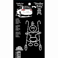 Family Car Stickers - Baby in Stroller