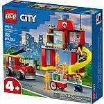 City: Fire Station and Fire Truck.