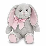 Lil' Mopsy Gray Bunny With Pink Ears - Bearington Collection
