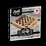 2-in-1 Foldable Chess & Fast Sling Puck by Rustik