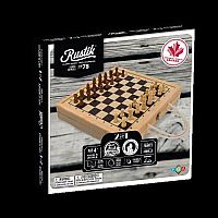 2-in-1 Foldable Chess & Fast Sling Puck by Rustik