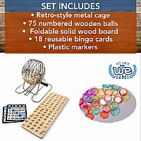 Bingo with Wood Balls