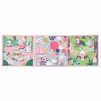 4 in 1 Magnetic Puzzle Book - Pink.  