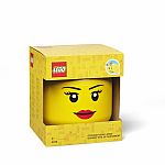 Lego Storage Head - Girl (Large)