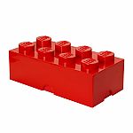 Lego Storage Brick - 8 Knobs Red