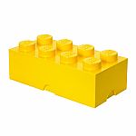 Lego Storage Brick - 8 Knobs Yellow