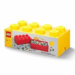 Lego Storage Brick - 8 Knobs Yellow