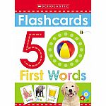 Flashcards: 50 First Words.  