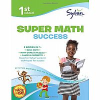 Sylvan Super Math Success 1st Grade Workbook