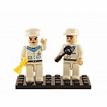 2 Piece Navy Figure Set - Brictek