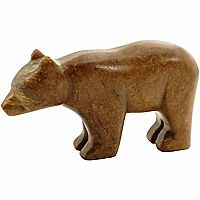 Bear & Wolf Soapstone Carving Kit.