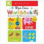 Scholastic Early Learners: Wipe Clean Workbooks - Kindergarten