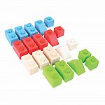 Wooden Click Blocks Set - Primary.