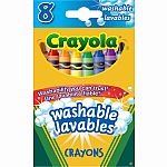 8 Washable Crayons