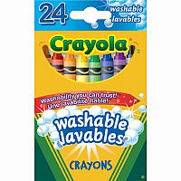 24 Washable Crayons.