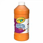Washable Tempera Paint - Orange