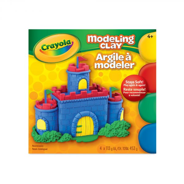 Modelling Clay Children Fun Red Blue Yellow Educational Present Toy Game Colours