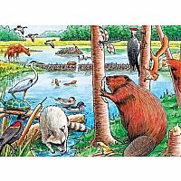 The Beaver Pond Tray Puzzle - Cobble Hill.