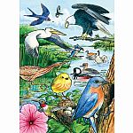 North American Birds Tray Puzzle - Cobble Hill
