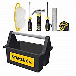 Stanley Jr. Open Tool Box and 5 Tools