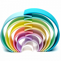 Pastel Rainbow Teether Toy - 12 Piece