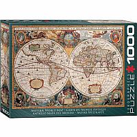 Antique World Map - Eurographics