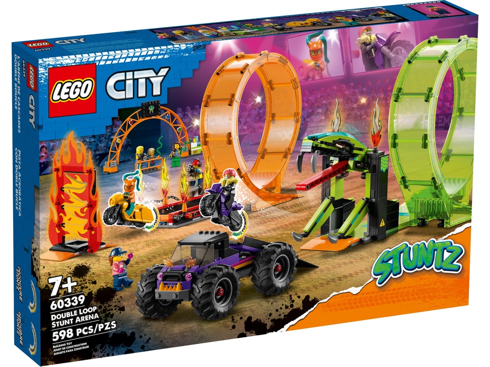 City Stuntz: Double Loop Stunt Arena - Toy Sense