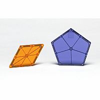 Magna-Tiles Polygons Expansion Set - 8 Piece Set.